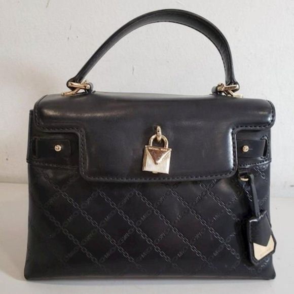 MICHAEL Michael Kors Gramercy Chain Embossed Leather Satchel.RARE & OUT OF STOCK - Picture 1 of 4